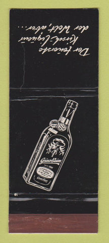 Matchbook Cover - Gniner Baum Liquor CREASES