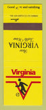 Matchbook Cover - Virginia Table Wine South Africa soccer
