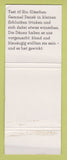 Matchbook Cover - Gammel Dansk Liquor