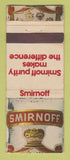 Matchbook Cover - Smirnoff Vodka WORN