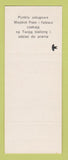 Matchbook Cover - Miejskie Pralnie girlie SAMPLE