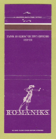 Matchbook Cover - Rmaniks girlie WEAR