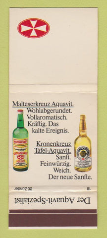 Matchbook Cover - Maltesekreuz Liquor