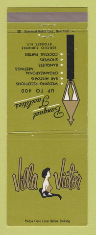 Matchbook Cover - Villa Victor Syosset NY