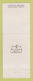 Matchbook Cover - Rosa Corona Cantina Mexican girlie Louisville KY Indianapolis