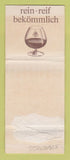 Matchbook Cover - Dujardin Imperial Liquor #2