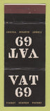 Matchbook Cover - Vat 69 Scotch Whiskey