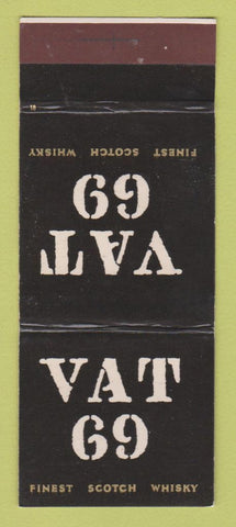 Matchbook Cover - Vat 69 Scotch Whiskey
