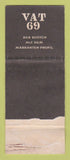 Matchbook Cover - Vat 69 Scotch Whiskey