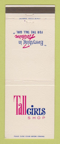 Matchbook Cover - Tall Girls Shop Clothes CHAIN
