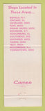 Matchbook Cover - Tall Girls Shop Clothes CHAIN