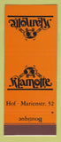 Matchbook Cover - Syamotte Furs?