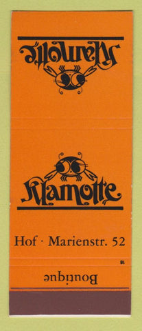 Matchbook Cover - Syamotte Furs?