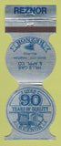 Matchbook Cover - Reznor Hills Gas Appliances Rapid City Yankton SD Billings MT