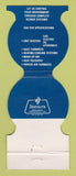 Matchbook Cover - Reznor Hills Gas Appliances Rapid City Yankton SD Billings MT