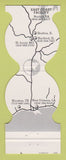 Matchbook Cover - National Marine Service  Norfolk VA New Orleans Houston