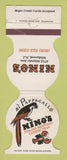 Matchbook Cover - Nino's Al Pappagallo Wildwood NJ STAINED