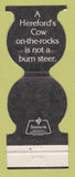 Matchbook Cover - Hereford's Liquor Hartford CT