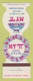 Matchbook Cover - My Pie Pizza Chicago IL