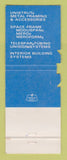 Matchbook Cover - Unistrut Struts Cleveland OH WEAR