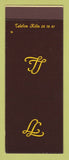 Matchbook Cover - Lydia Lembrecht Women's Clothes SAMPLE