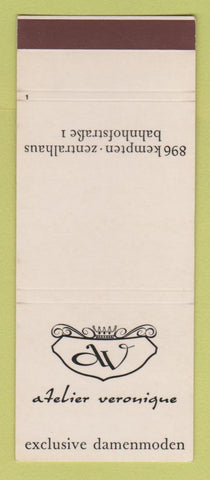 Matchbook Cover - Atelier Veronique Clothes SAMPLE