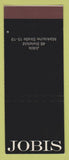Matchbook Cover - Jobis Clothes SAMPLE