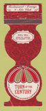 Matchbook Cover - Turn of the Century Restaurant Denver Colorado