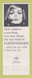 Matchbook Cover - Kuppenheimer Men's Clothes Straus Fargo ND