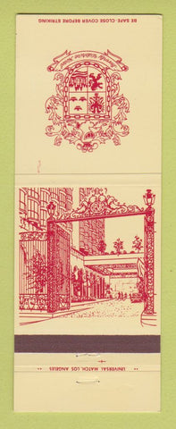 Matchbook Cover - Beverly Wilshire Hotel Bevelry Hills CA