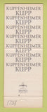 Matchbook Cover - Kuppenheimer Men's Clothes Kern's Parklane Wichita KS WEAR