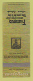Matchbook Cover - Kuppenheimer Men's Clothes Aurora Colorado WEAR