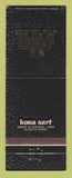 Matchbook Cover - SS James Makee Kona Surf Hawaii