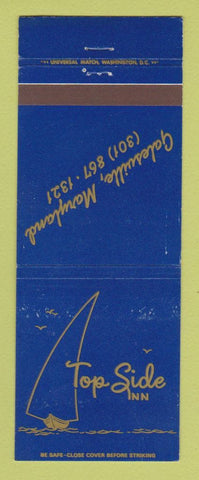 Matchbook Cover - Top Side Inn Galesville MD WEAR