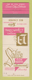 Matchbook Cover - Sali's Club Paradise Restaurant Canon City Colorado WEAR