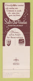 Matchbook Cover - Sali's Club Paradise Restaurant Canon City Colorado WEAR
