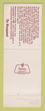 Matchbook Cover - Monterrey Inn Allison Park PA