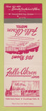 Matchbook Cover - Falls Akron Inn Cuyahoga Falls OH