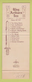 Matchbook Cover - King Arthurs Inn Tampa FL