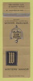 Matchbook Cover - Writers' Manor Denver Colorado WEAR