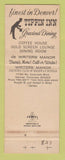 Matchbook Cover - Writers' Manor Denver Colorado WEAR