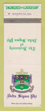 Matchbook Cover - Delta Sigma Phi Denver Colorado