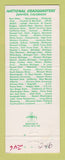 Matchbook Cover - Delta Sigma Phi Denver Colorado