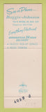 Matchbook Cover - Boggis Johnson Electric Milwaukee WI