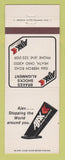 Matchbook Cover - Ajax Brakes Shocks Alignment Heath OH