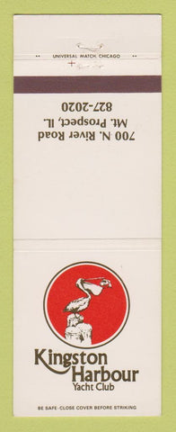 Matchbook Cover - Kingston Harbour Yacht Club Mount Prospect IL
