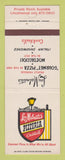 Matchbook Cover - Lou Malnati's Pizza Lincolnwood Chicago Elk Grove IL