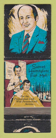 Matchbook Cover - Sunset Hair Salon Willingboro NJ