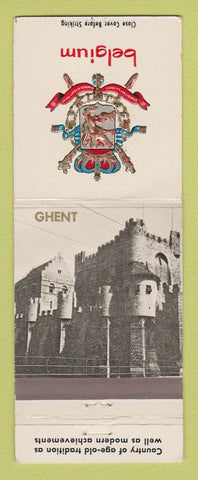 Matchbook Cover - Belgium Ghent Tourism WEAR