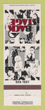 Matchbook Cover - Back Stage Scottsdale AZ movie stars